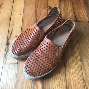 Loeffler Randall leather espadrilles